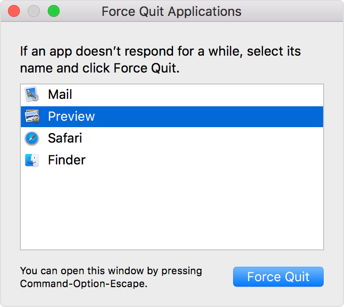 檢視 Mac 系統中開啟的應用