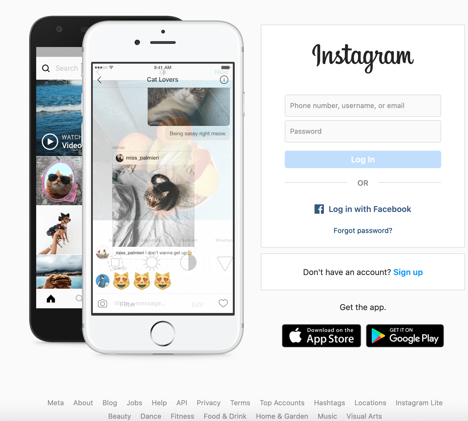 從今天開始一起成為只剩網頁版可以使用的 Instagram 用戶 (記得登出帳號)